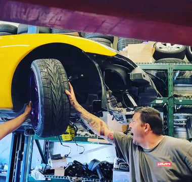 C5 Corvette drifting with SLRspeed angle kit installed