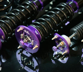 E46 Drift Coilovers on BMW with full angle