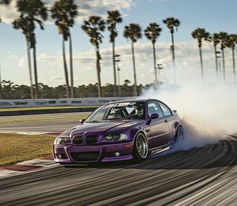 Engineering the Ultimate Drift BMW: SLR’s 74° Steering Angle Kits and Drift Spec Coilovers