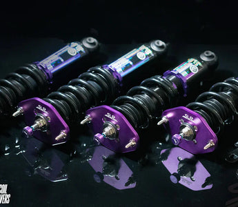 Miata Drift Coilovers on a Table Full Set