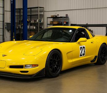 race C5 Corvette with upgraded suspension