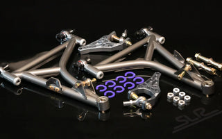 C5 Corvette suspension system with coilovers and adjustable control arms