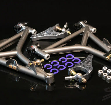 C5 Corvette suspension system with coilovers and adjustable control arms