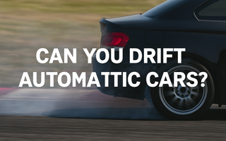 drift car with automatic transmission setup, picture shows title CAN YOU DRIFT AUTOMATIC CARS?
