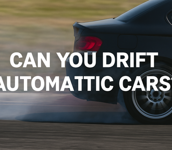 drift car with automatic transmission setup, picture shows title CAN YOU DRIFT AUTOMATIC CARS?