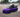 Driftkart style purple Nissan 180SX drift kart with single seat drifting at a skatepark, electric DriftKart training concept with gokart proportions and smoke trail
