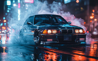 The Ultimate Drift Setup: SLR’s E36 Angle Kits, Drift-Spec Coilovers, and Toe Plates