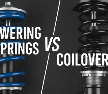 coilovers vs lowering springs side by side