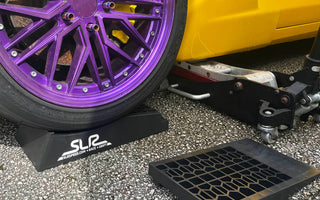 slrspeed low profile car ramps with sports car
