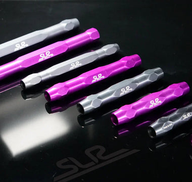 SLRspeed tie rods for high-angle drift setups and precision steering