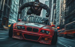 King Kong Takes on the Track: Unleashing SLRspeed’s E46 Angle Kit, Toe Plates, and Race Ramps