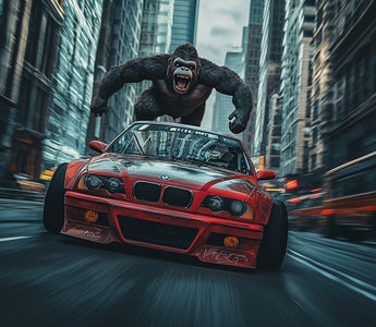 King Kong Takes on the Track: Unleashing SLRspeed’s E46 Angle Kit, Toe Plates, and Race Ramps