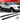 Fits 04-08 Ford F150 Super Cab 4in Black Oval Curved Running Boards