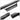 2015-2022 Ford F-150 Super Cab BCT Style Black Running Board Side Step