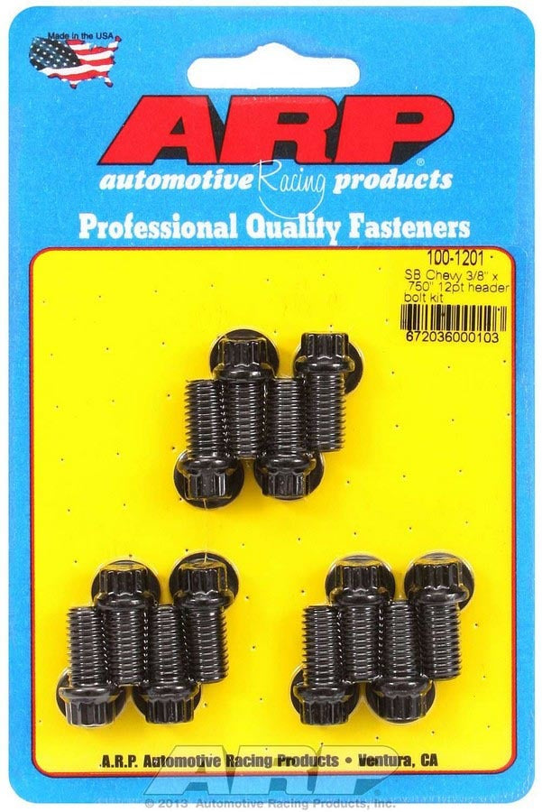 Header Bolt Kit - 12pt. 3/8 x .750 UHL (12) - 1001201 – SLRspeed