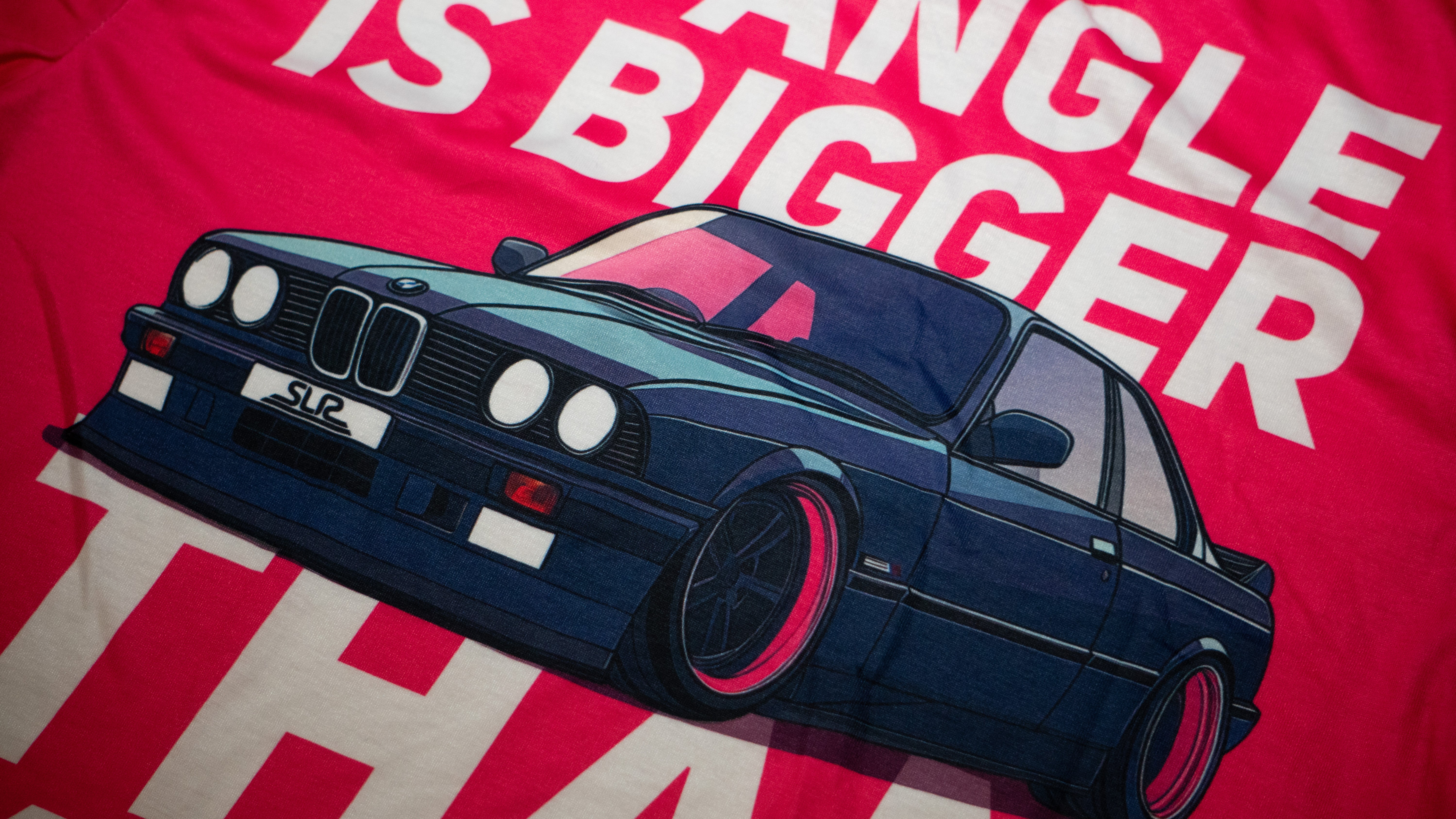 SLR "My Angle is Bigger Than Yours" E30 BMW Performance T-Shirt