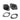 BMW 3 Series E30 E36 E46 / Z3 / Z4 E85 Complete Rear Upper 85A Polyurethane Shock Mounting Kit 10mm 1986 - 2008