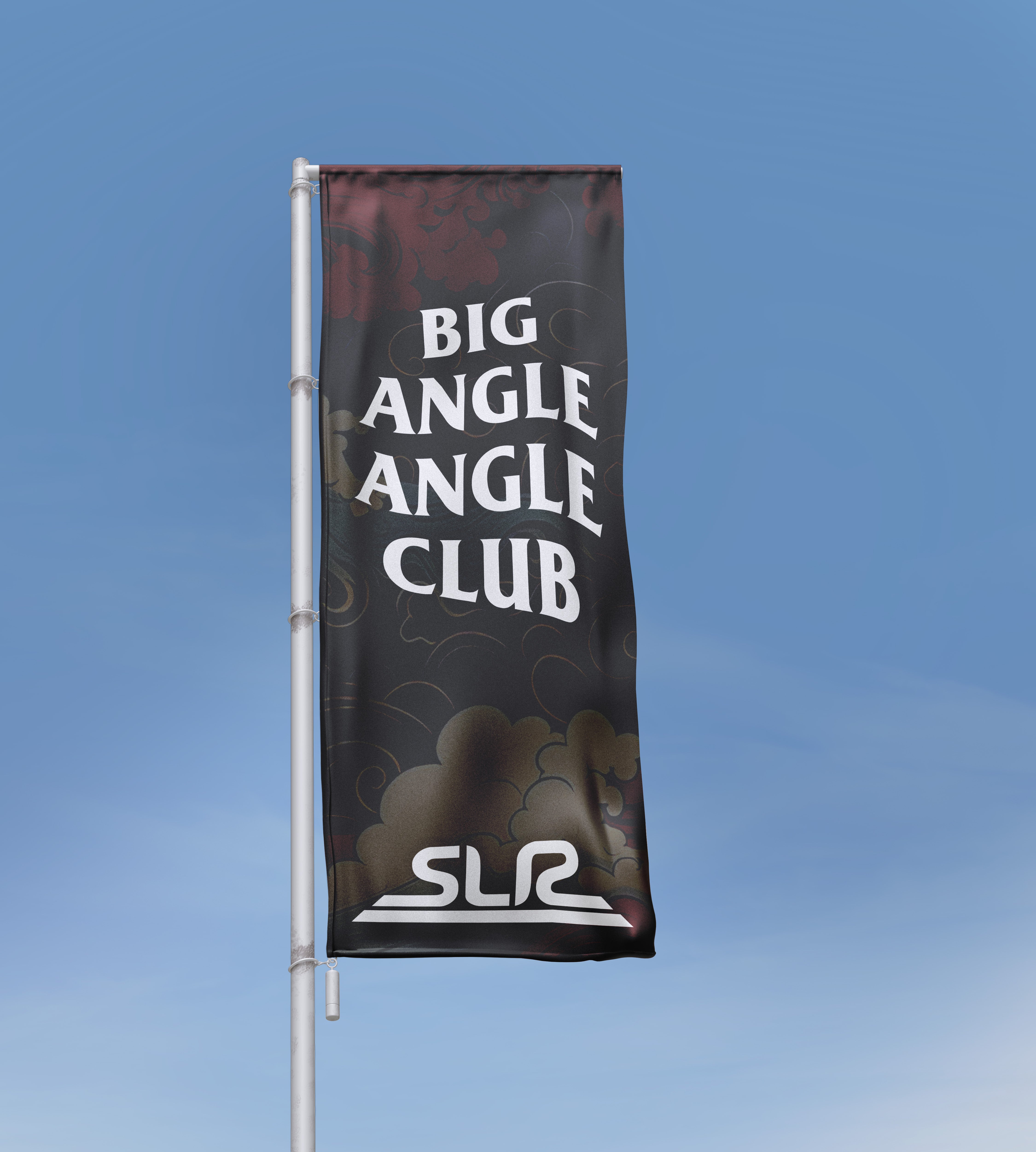 SLR Banner Nobori Street Flag - Big Angle Angle Club